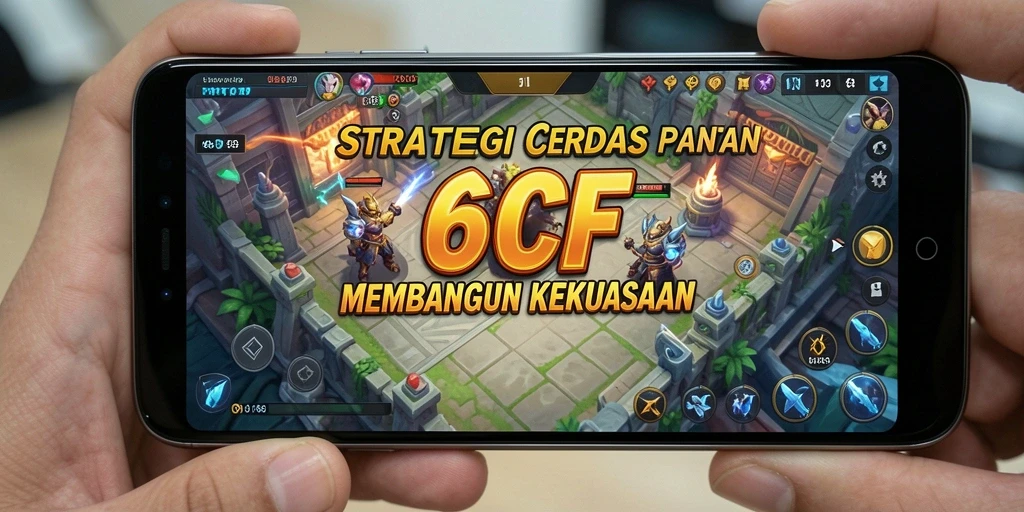 Screenshot 6CF menampilkan pertempuran epik dan strategi dinamis dalam game SLG.