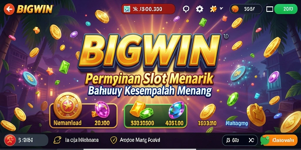 Tampilan menarik dari gameplay BIGWIN slot dengan fitur-fitur seru.
