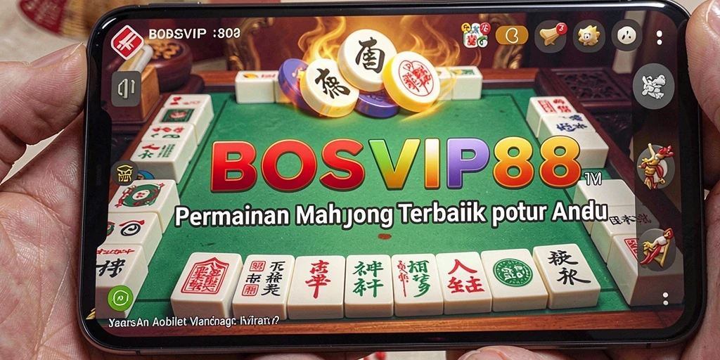 Screenshot utama BOSVIP88 menampilkan gameplay Mahjong yang seru dan kompetitif.