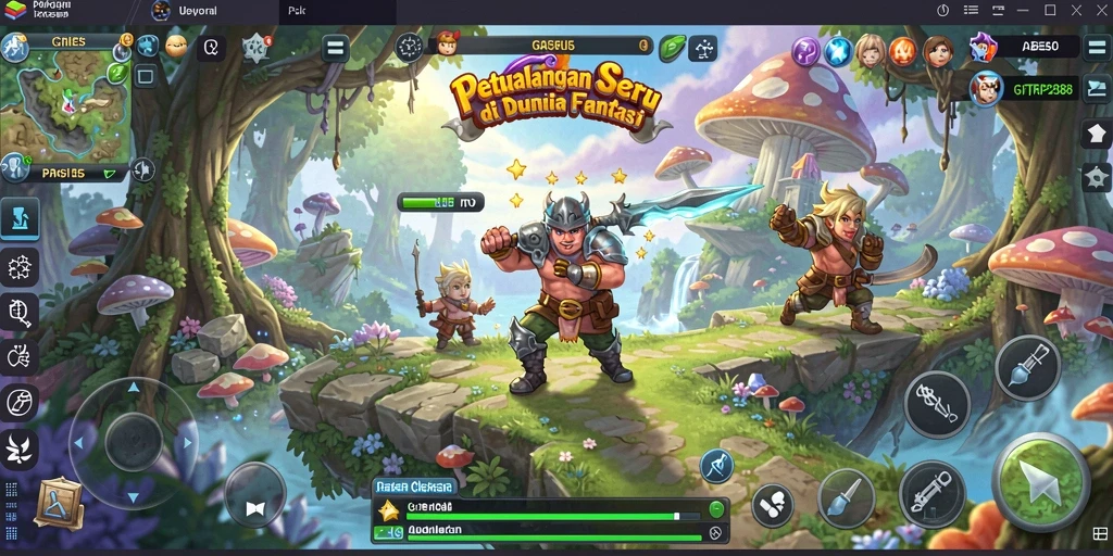 Tampilan gameplay GIFTRP288 menampilkan pemandangan petualangan yang mendebarkan.