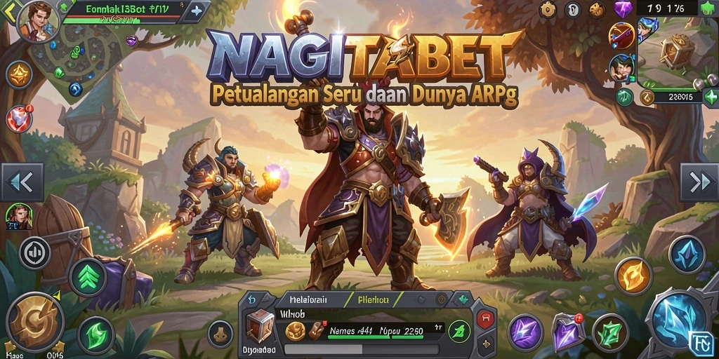 Tampilan gameplay seru dan menantang di NAGITABET.