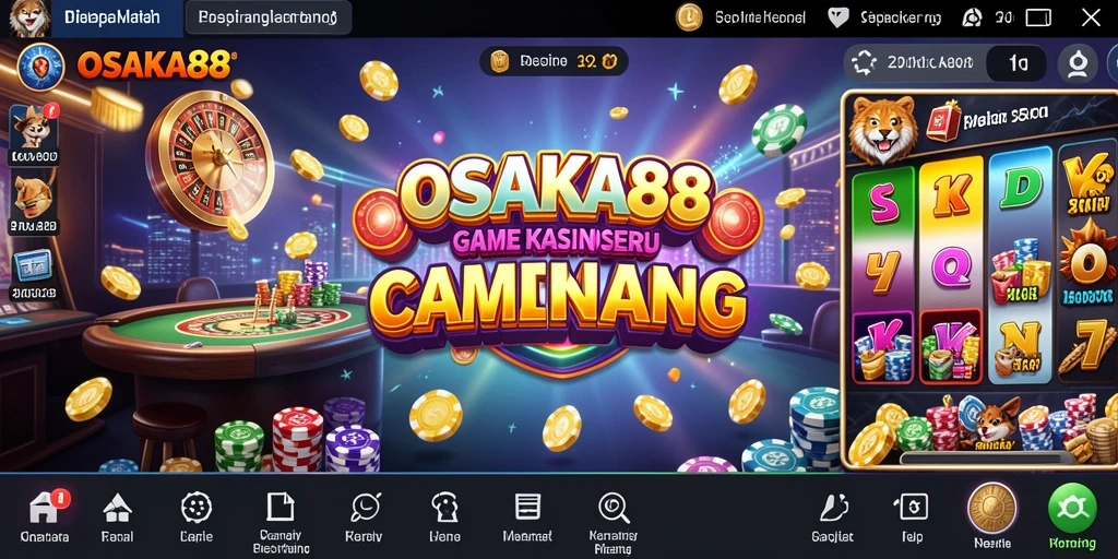 Tampilan menarik dari gameplay Kasino OSAKA88 yang seru.