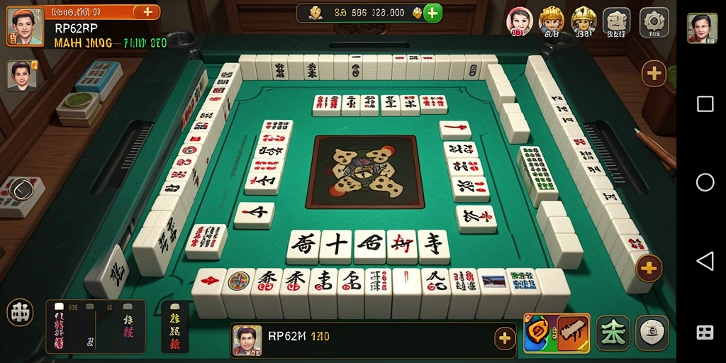Gameplay menarik dari RP62RP yang menampilkan keseruan permainan Mahjong.