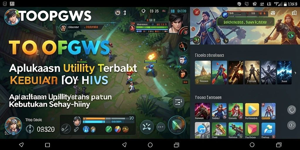 Tampilan utama TOOPGWS yang sederhana dan informatif.