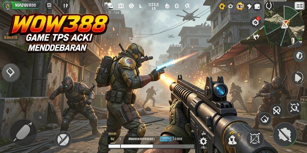 Gameplay seru di WOW388 dengan aksi tembak-menembak yang intens.
