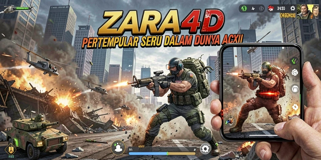 Tampilan gameplay ZARA4D yang menegangkan dan penuh aksi.